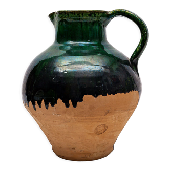 Vintage terracotta jug, 1960