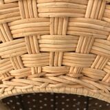 Rattan ball chandelier