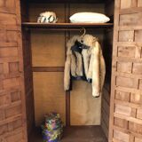 Ancient walnut cabinet