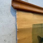 Affiche scolaire en lin vintage – Poissons d'eau douce