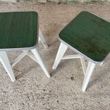 Vintage wooden stool, circa 1950's