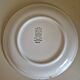Set of 70's flower decorated plates