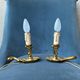 Paire de lampe en bronze style Louis XV