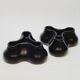 2 Black Candle Holders for 3 Candles Designed by Chris Martin