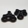 2 Black Candle Holders for 3 Candles Designed by Chris Martin