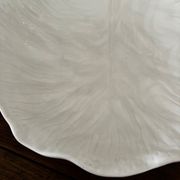 Vintage hollow dish and its 6 strawberry slip bowls