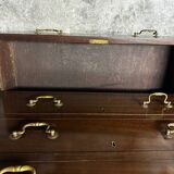 Commode scribane en acajou - grande bretagne début xx e