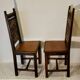 Pair of Breton chairs from the late 19th century.