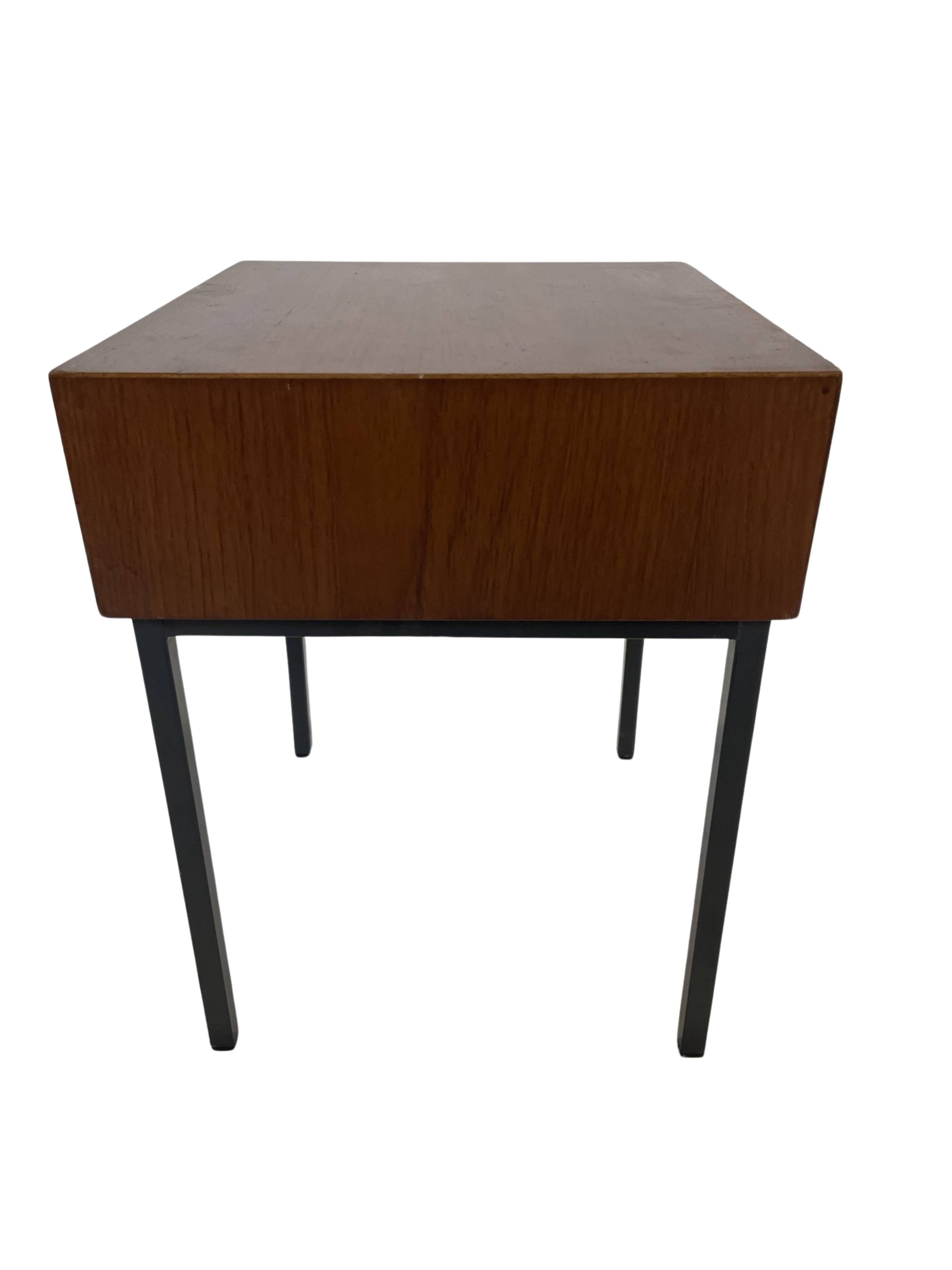 Vintage Pastoe bedside table side table 1960s teak veneer