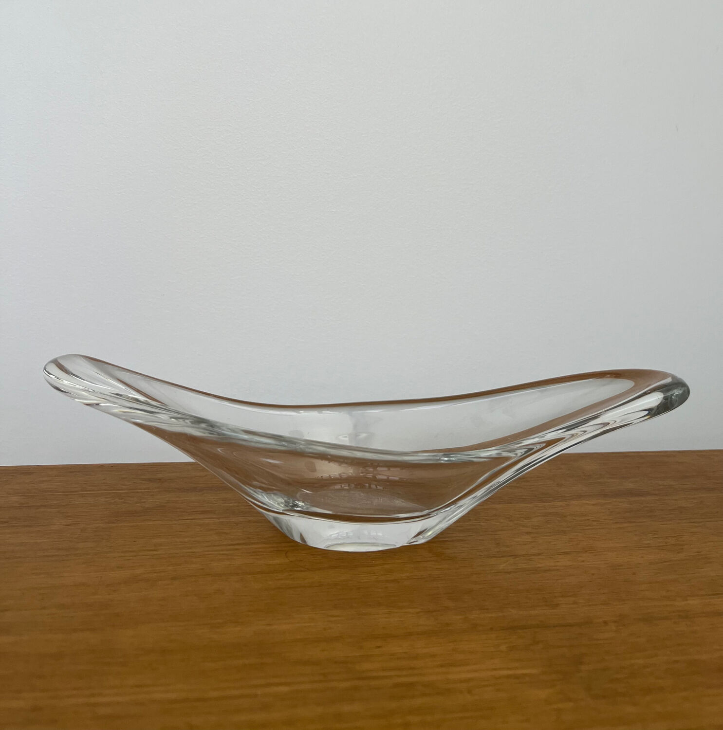 Coupe / vide poche cristal  signée Daum