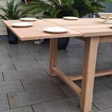 Farmhouse table with extension