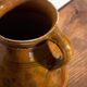 Old glazed ceramic jug – Central Europe, around 1930