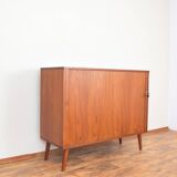 Mid-Century Danish Teak Tambour Doors Sideboard, 1960s.