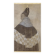 Painted canvas depicting an elegant, contemporary work