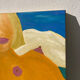 Abstract nude woman portrait
