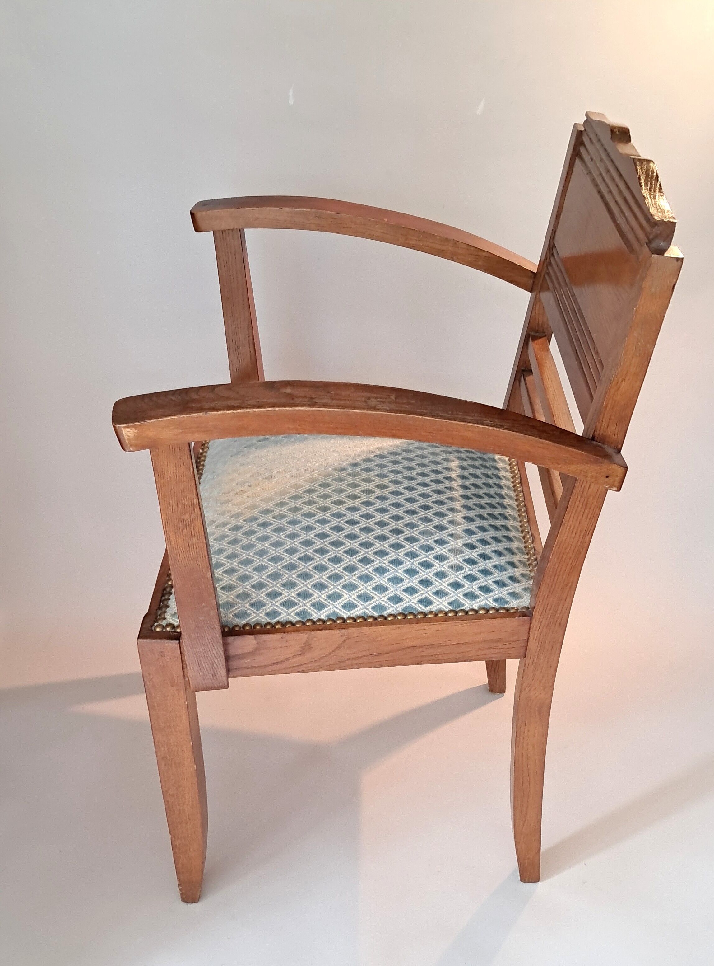 Art Deco bridge armchair