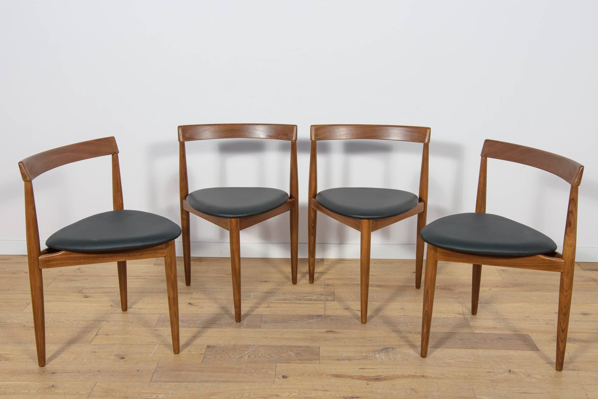 Mid-Century Teak Dining Table and Chairs Set by Hans Olsen for Frem Røjle,