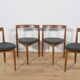 Mid-Century Teak Dining Table and Chairs Set by Hans Olsen for Frem Røjle,
