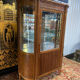 Louis XVI style mahogany display case