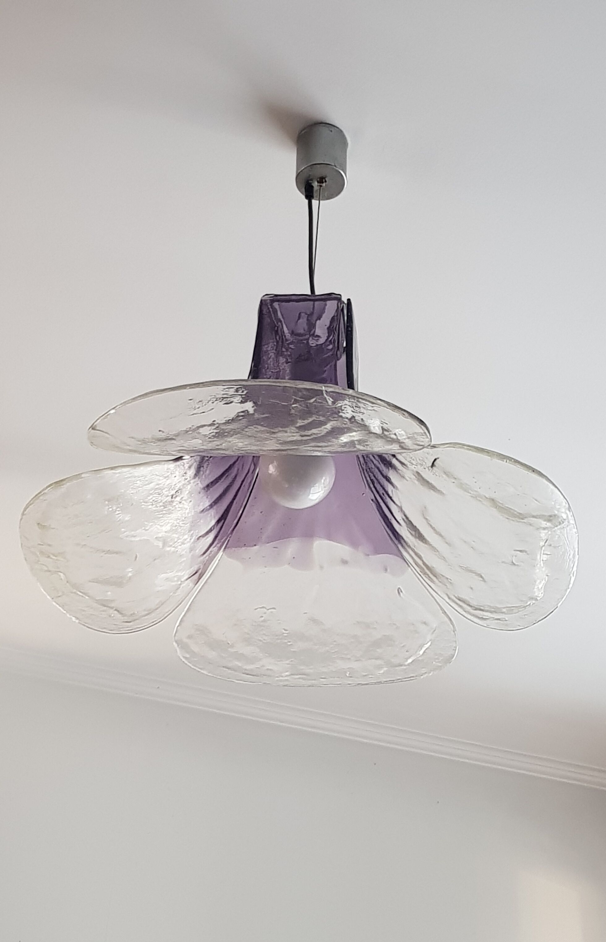 Chandelier carlo nason model ls185 lamp mazzega murano