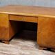 Bureau de centre double face époque Art Déco en parquèterie vers 1940