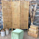 Paravent vintage en rotin et bambou