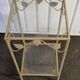 Wrought iron metal side table