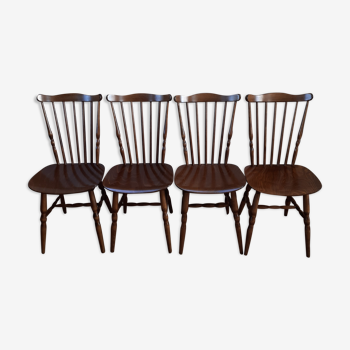 Lot de 4 chaises baumann tacoma