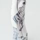 Pair of modernist nude figurative vases in porcelain by Sargadelos.