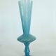 Vase / soliflore in blue opaline