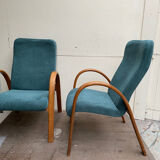 Pair of Baumann armchairs