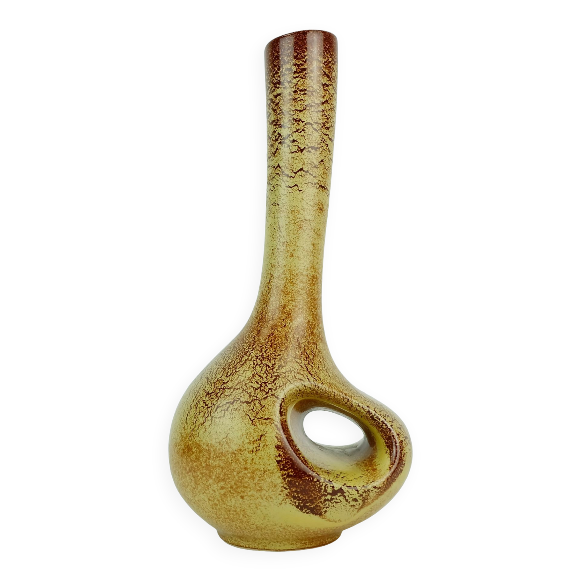 Vase Bertoncello Italie en céramique Roberto Rigan Années 1970