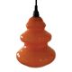 Suspension en opaline orange