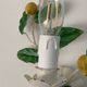 Pair of Italian metal lemon sconces, Firenze House, 1970