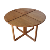 Vintage ash dining table 1980