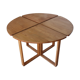 Vintage ash dining table 1980
