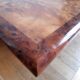 1970s Elm Burl Bar Coffee Table