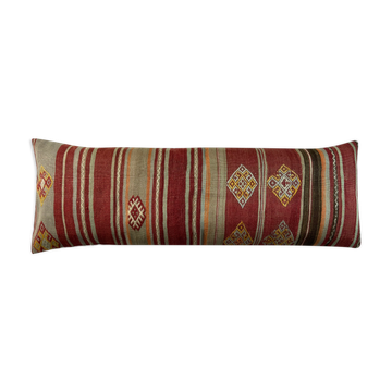 Housse de coussin Kilim turc, 120 x 40 cm