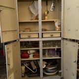 Vintage metal wardrobe