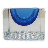 1960s Square Ashtray or Catch-all in Murano Glass by Mandruzzato.