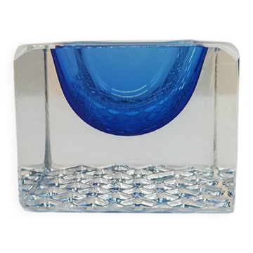 1960s Square Ashtray or Catch-all in Murano Glass by Mandruzzato.