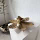 Applique ou suspension fleur dorée laiton années 70