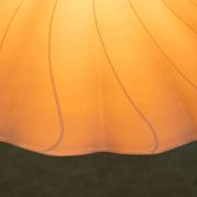 Vintage glass suspension lamp Kalmar Fazzoletto