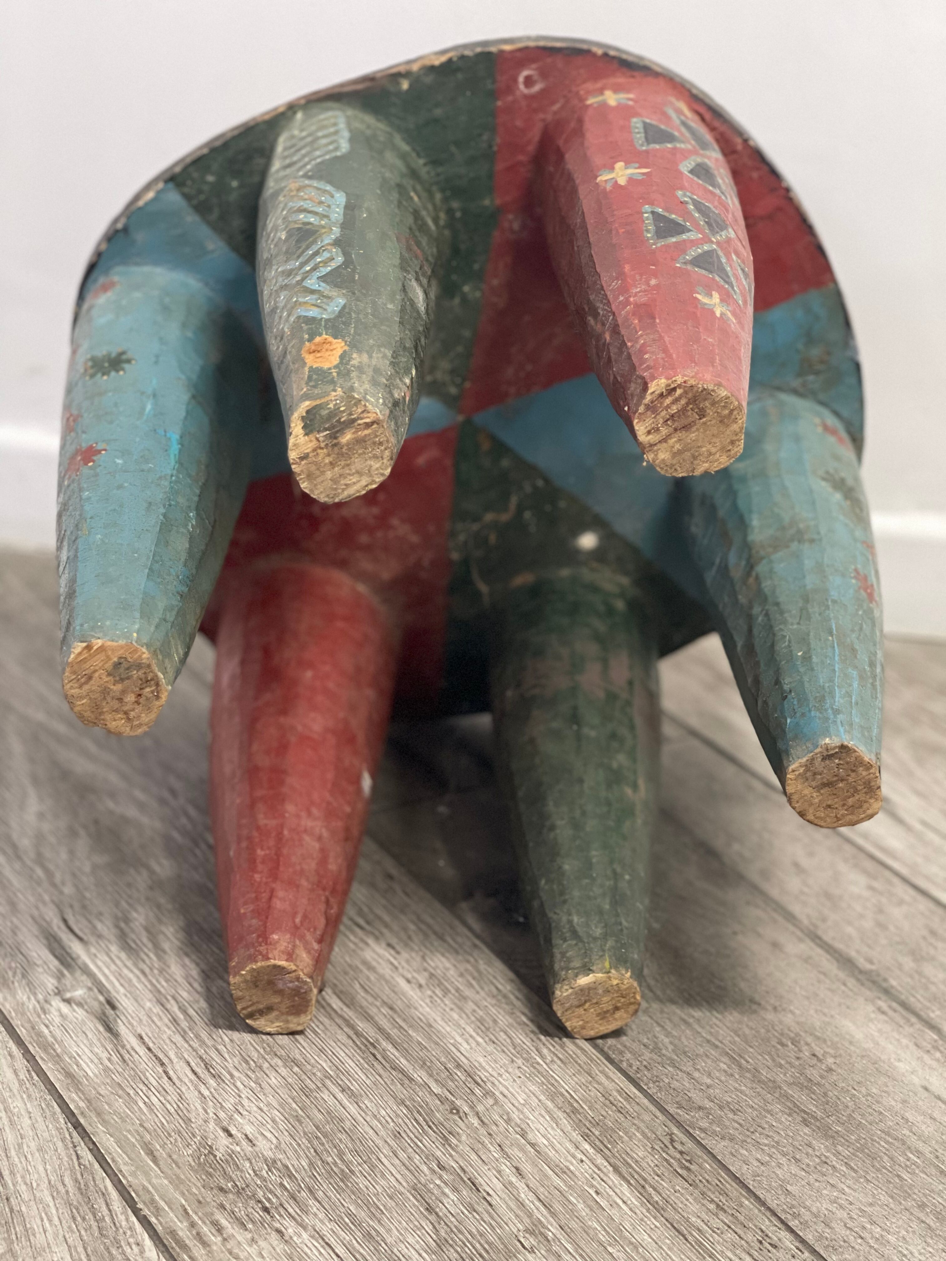 African wooden stool Zindi