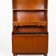 Vintage teak secretary bookcase from the 1960s.