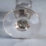 6 verres à café anciens en verre soufflé