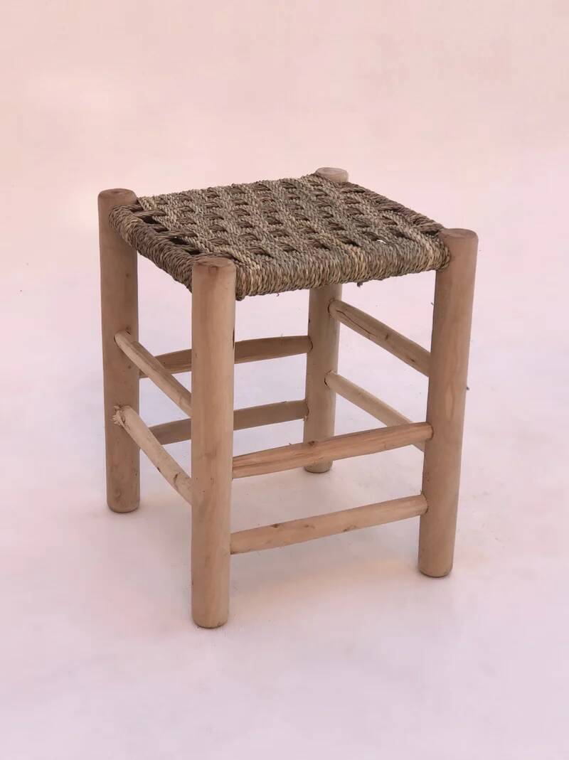 tabouret de bas vintage maroccan