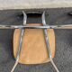 Black marbled formica chairs