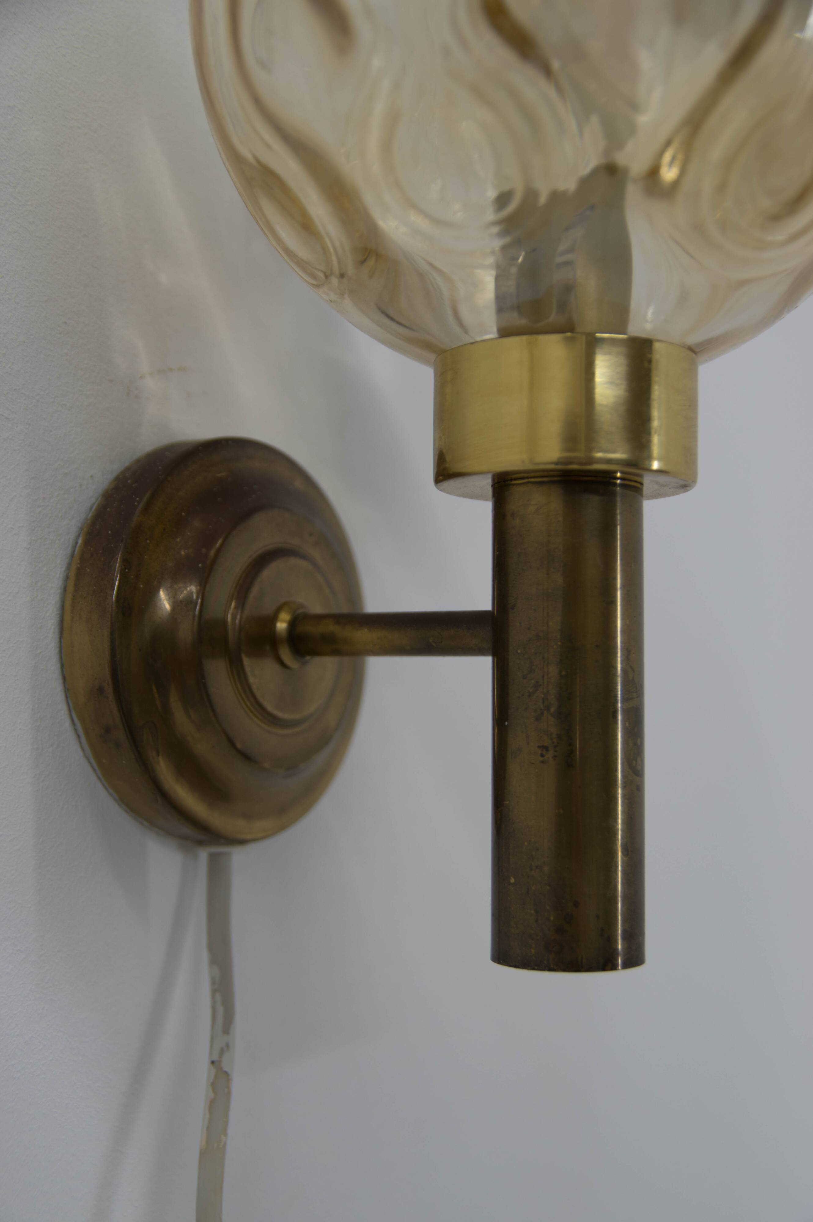 Set of Two Wall Lamps, Denmark, 1970s