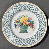 6 dessert plates Villeroy & Boch basket model